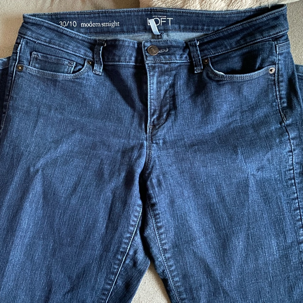 Jeans-straight with stretch